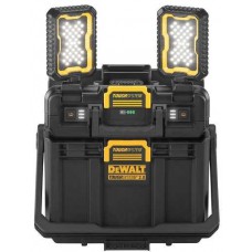 DeWALT Tough-Box 2.0 COMPACT aukšta dėžė + prožektorius